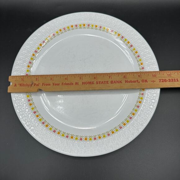 Vintage Dinner Plates (4) in April Tulip by Corning for Centura 1972-1978 - Picture 4 of 11